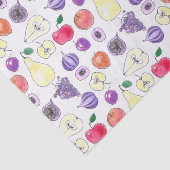 Papier Mousseline Motif de fruits (Détail)