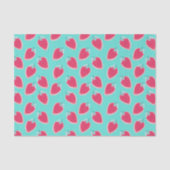 Papier Mousseline Motif de fruits de fraise cuite (Recto)