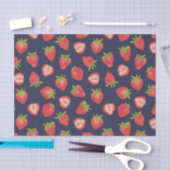 Papier Mousseline Motif de fruits de fraise d'été (Artisanat)