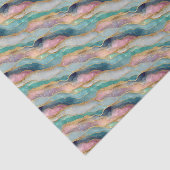 Papier Mousseline Motif de géode abstrait (Détail)