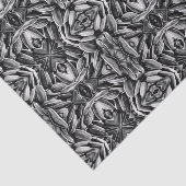 Papier Mousseline Motif de graines de tournesol (Détail)