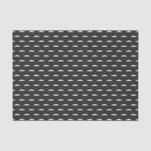 Papier Mousseline Motif de hippie de moustache