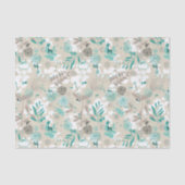 Papier Mousseline Motif de jardin (Recto)