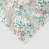 Papier Mousseline Motif de jardin (Détail)