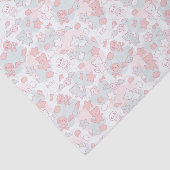 Papier Mousseline motif de kawaii avec le griffonnage (Détail)