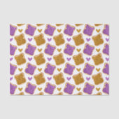 Papier Mousseline Motif de Kawaii PBJ (Recto)