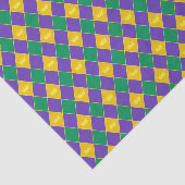 Papier Mousseline Motif de la Couronne Mardi Gras (Détail)