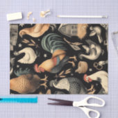 Papier Mousseline Motif de la ferme de poulet Retro (Artisanat)