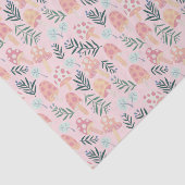 Papier Mousseline Motif de la forêt de champignons magiques (Détail)