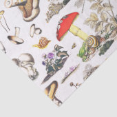 Papier Mousseline Motif de la Forêt d'escargots de grenouille (Détail)