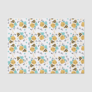 Papier Mousseline Motif de la mine Bumblebee Bee