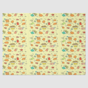 Papier Mousseline motif de la nourriture et des boissons