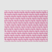 Papier Mousseline Motif de la Saint Valentin XOXO (Recto)