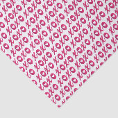 Papier Mousseline Motif de la Saint Valentin XOXO (Détail)