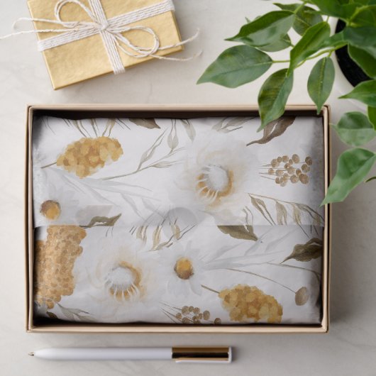 Papier Mousseline Motif de la saison d'automne (Cadeau)