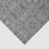 Papier Mousseline Motif de la tribu Aztec (Détail)