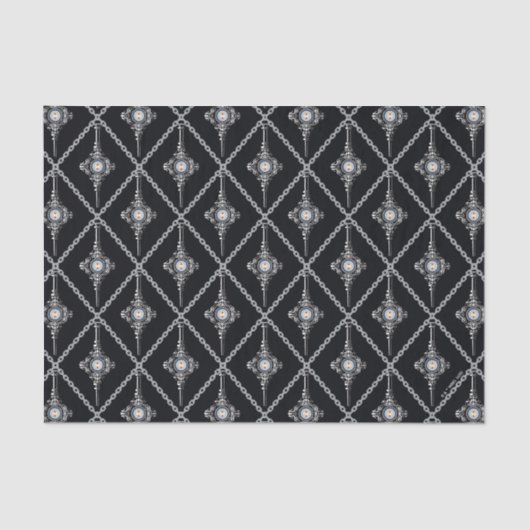 Papier Mousseline Motif de la Troie sanguine (Recto)