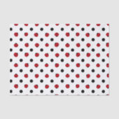 Papier Mousseline Motif de ladybug rétro (Recto)