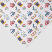 Papier Mousseline Motif de l'icône du carnaval de cirque (Détail)