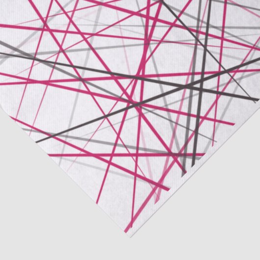 Papier Mousseline Motif de ligne Messy (Détail)