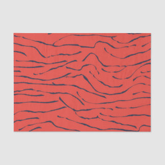 Papier Mousseline Motif de lignes Abstraites