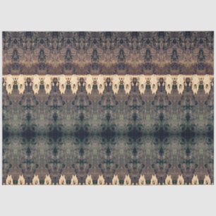 Papier Mousseline Motif de l'Ouest de la tribu Brown Taureau de Beig