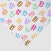 Papier Mousseline motif de macarons colorés (Détail)