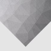 Papier Mousseline Motif de maillage géométrique gris (Détail)