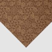 Papier Mousseline Motif de mandala rétro (Détail)