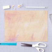 Papier Mousseline Motif de marbre rose d'aquarelle de pêche (Artisanat)