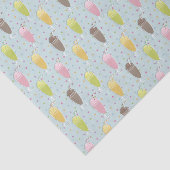 Papier Mousseline Motif de Milkshake (Détail)