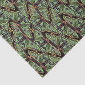 Papier Mousseline Motif de mite de Luna d'Espagnol (Détail)