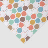 Papier Mousseline Motif de module de ruche d'abeille (Détail)