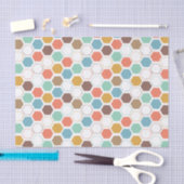 Papier Mousseline Motif de module de ruche d'abeille (Artisanat)