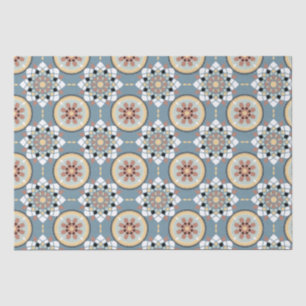 Papier Mousseline Motif de mosaïque