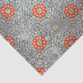 Papier Mousseline Motif de mosaïque géométrique marocain complexe (Détail)