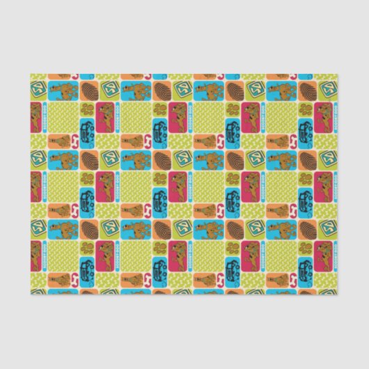 Papier Mousseline Motif de mystère Scooby-Doo (Recto)