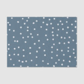 Papier Mousseline Motif de neige qui tombe (Recto)