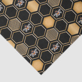 Papier Mousseline Motif de nid d'abeille (Détail)