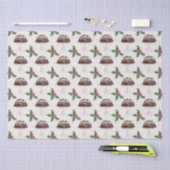 Papier Mousseline Motif de Noël (Artisanat)