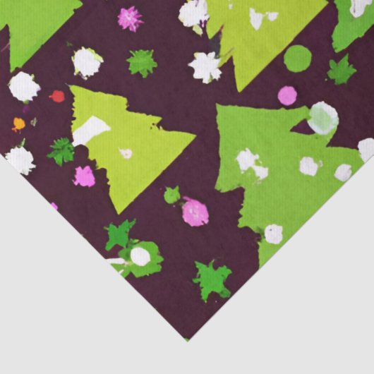 Papier Mousseline Motif de Noël (Détail)