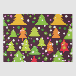 Papier Mousseline Motif de Noël