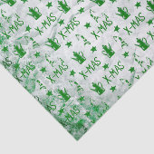 Papier Mousseline Motif de Noël aquarelle (Détail)