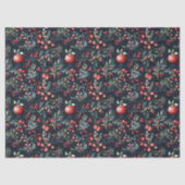 Papier Mousseline Motif de Noël Boho (Recto)