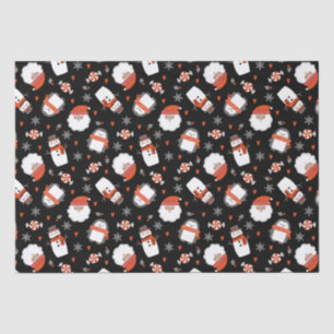 Papier Mousseline Motif de Noël de Noël de Noël