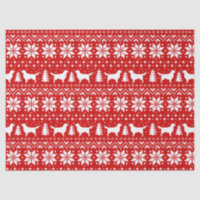 Motif de Noël de silhouettes de golden retriever