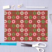 Papier Mousseline Motif de Noël Donut Holiday (Artisanat)