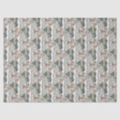 Papier Mousseline Motif de Noël Earth Tones#2 ID1009 (Recto)