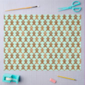 Papier Mousseline Motif de Noël Hommes Gingerbread (Artisanat)