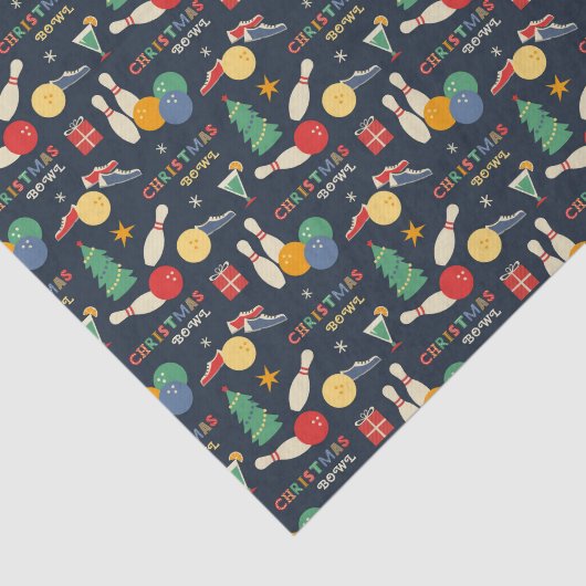 Papier Mousseline Motif de Noël rétro (Détail)